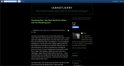 Desktop Screenshot of iamnotjerry.blogspot.com
