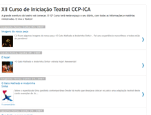 Tablet Screenshot of cursodeteatro12.blogspot.com