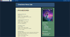 Desktop Screenshot of creacionesvenusltda.blogspot.com