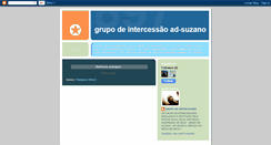 Desktop Screenshot of grupodeintercessao-adsuzano.blogspot.com