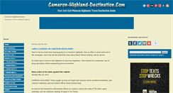 Desktop Screenshot of cameron-highland-destination.blogspot.com