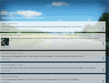 Tablet Screenshot of escapethepace.blogspot.com