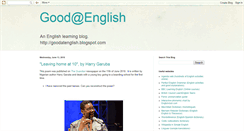 Desktop Screenshot of goodatenglish.blogspot.com