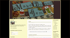 Desktop Screenshot of makedoandgem.blogspot.com