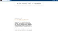 Desktop Screenshot of make-money-online-secrets1.blogspot.com