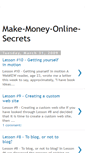 Mobile Screenshot of make-money-online-secrets1.blogspot.com