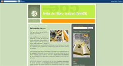 Desktop Screenshot of ferialibroteatral.blogspot.com