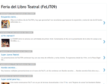Tablet Screenshot of ferialibroteatral.blogspot.com