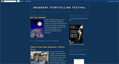 Desktop Screenshot of bradburystorytellingfestival.blogspot.com