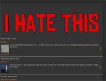 Tablet Screenshot of hatethisblog.blogspot.com
