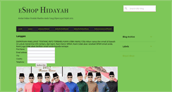 Desktop Screenshot of eshophidayah.blogspot.com