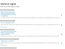Tablet Screenshot of lundqvist-ingrid.blogspot.com