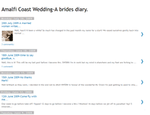 Tablet Screenshot of amalficoastweddingabridesdiary.blogspot.com