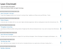Tablet Screenshot of leansoftwarecincinnati.blogspot.com