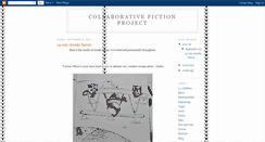 Desktop Screenshot of collaborativefiction.blogspot.com