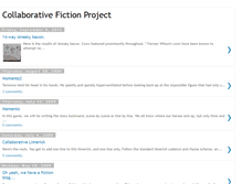 Tablet Screenshot of collaborativefiction.blogspot.com