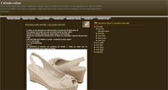Desktop Screenshot of calzado-online-es.blogspot.com