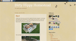 Desktop Screenshot of dirtyhippyhomestead.blogspot.com