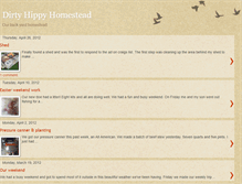 Tablet Screenshot of dirtyhippyhomestead.blogspot.com