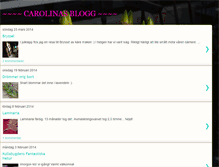 Tablet Screenshot of carolinas-blogg.blogspot.com