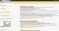 Desktop Screenshot of italiageomagazine.blogspot.com