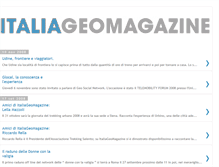 Tablet Screenshot of italiageomagazine.blogspot.com