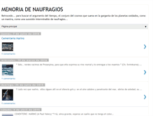 Tablet Screenshot of memoriadenaufragios.blogspot.com