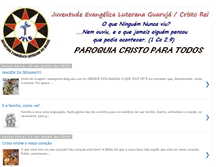 Tablet Screenshot of juventudeevangelicaluteranaguaruja.blogspot.com