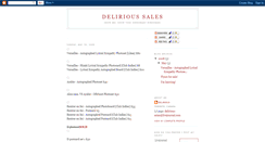 Desktop Screenshot of delirioussale.blogspot.com