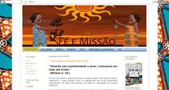 Desktop Screenshot of fe-e-missao.blogspot.com
