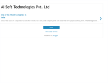 Tablet Screenshot of aisofttech.blogspot.com