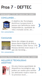 Mobile Screenshot of proa7-deftec.blogspot.com