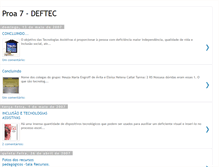 Tablet Screenshot of proa7-deftec.blogspot.com