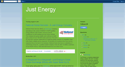 Desktop Screenshot of justenergy01.blogspot.com