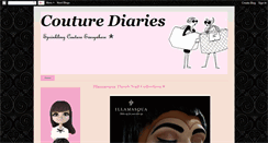 Desktop Screenshot of couture-diaries.blogspot.com