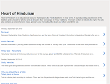 Tablet Screenshot of heartofhinduism.blogspot.com