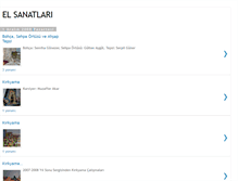 Tablet Screenshot of elsanat.blogspot.com