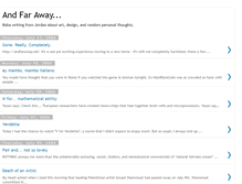 Tablet Screenshot of andfaraway.blogspot.com