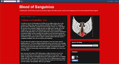 Desktop Screenshot of blood-of-sanguinius.blogspot.com