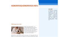 Desktop Screenshot of hemorroidreliefhemorroids.blogspot.com