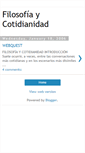 Mobile Screenshot of cotidianidadyfilosofia.blogspot.com