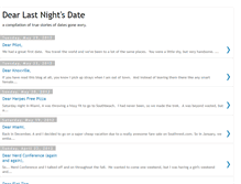 Tablet Screenshot of dearlastnightsdate.blogspot.com