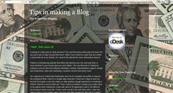 Desktop Screenshot of how-to-make-a-blog-and-tips.blogspot.com