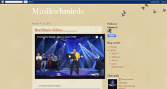 Desktop Screenshot of musikschmiede.blogspot.com