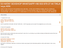 Tablet Screenshot of hataysexshop-seks.blogspot.com