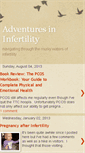 Mobile Screenshot of infertilityadventures.blogspot.com