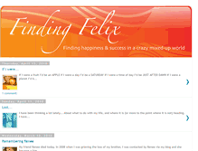 Tablet Screenshot of finding-felix.blogspot.com