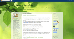 Desktop Screenshot of mydetoxpatches.blogspot.com