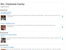 Tablet Screenshot of mrsclackamascounty2011.blogspot.com