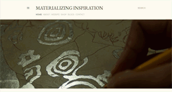 Desktop Screenshot of materializinginspiration.blogspot.com